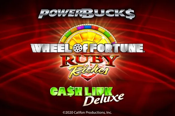 PowerBucks Wheel of Fortune Ruby Riches Slot Oyunları Görseli
