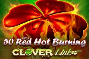 50 Red Hot Burning Clover Link Slot Oyunları Görseli